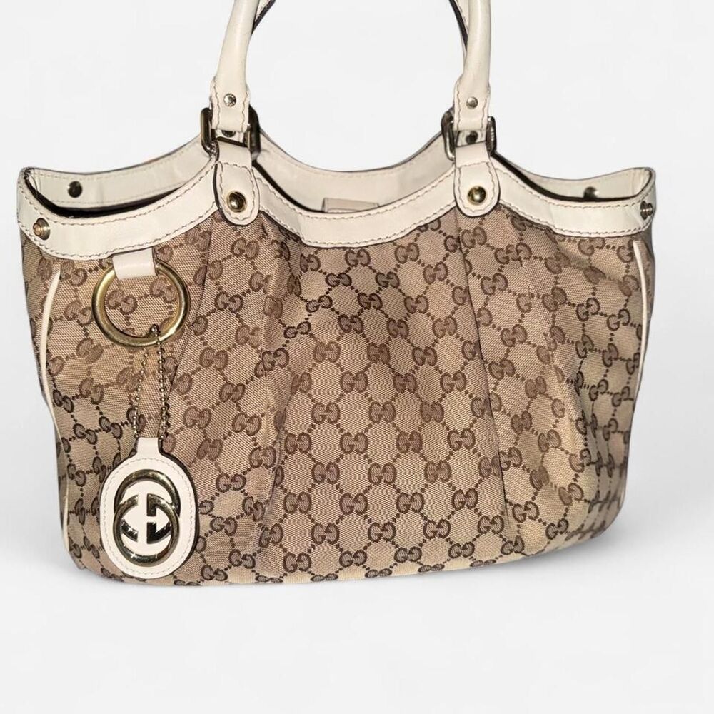 Gucci Women's Tan and Brown Bag